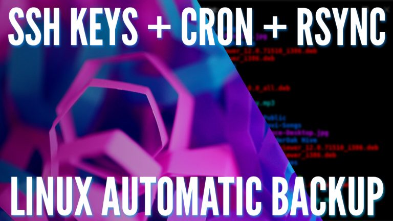 Read more about the article Use SSH Keys to Automatically Backup a Linux PC to a Synology NAS!
