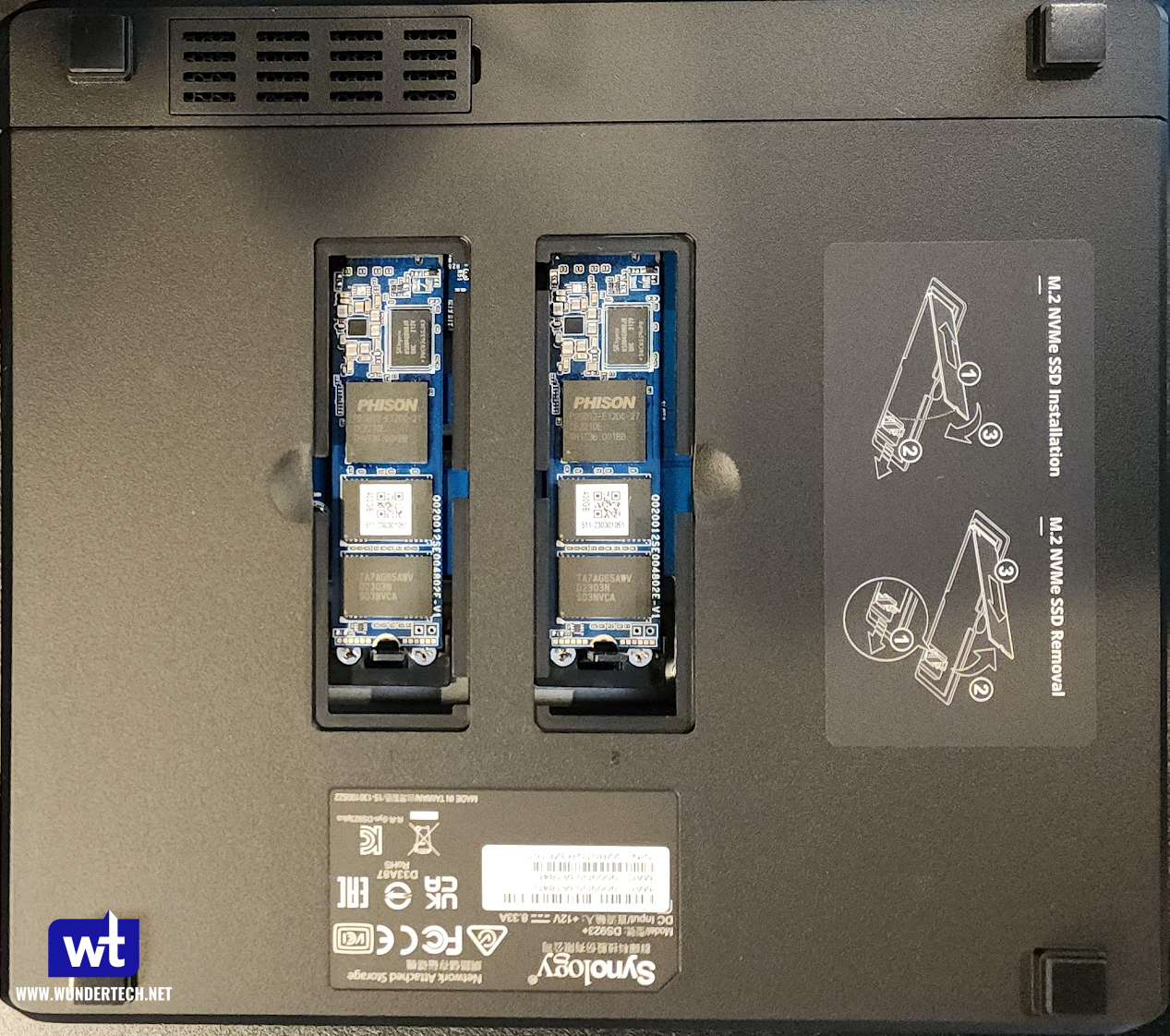 ssd cache on a ds923+