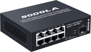 SODOLA 8-Port 2.5GbE Switch